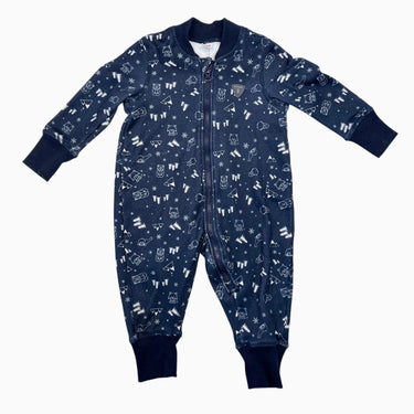 Combi marine style sous-couche en poly et élastane à imprimé pingouins et oursons 9-18M