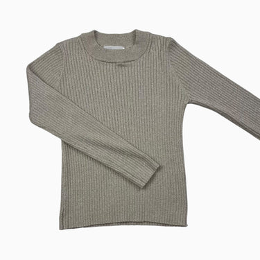 Pull en coton cotelé scintillant doré 8-9Y (fait court)