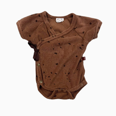 Barboteuse ratine marron 0-3M