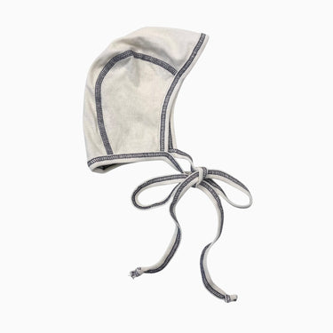 Bonnet crème en coton 74-80 (6-12M)