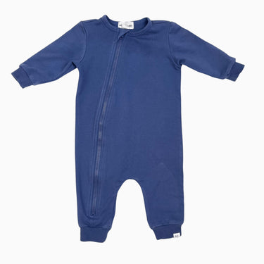 Combi bleu capitaine en coton bio 6M
