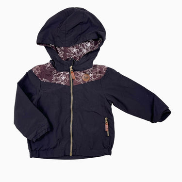 Manteau mi-saison en poly à imprimé floral 12-24M