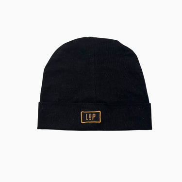 Tuque noire en coton et spandex 2-5Y
