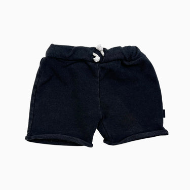 Short noir en coton bio et rayonne de bambou extensible 3-4Y (Fit 2Y)