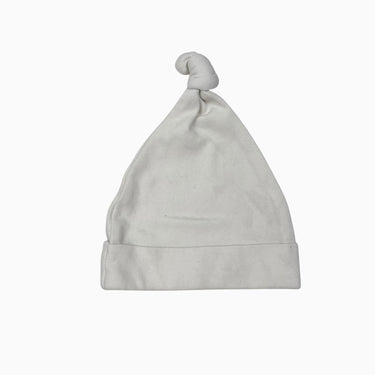 Bonnet crème à noeud 0-6M