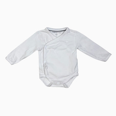 Cache-couche blanc 'kimono en coton 56 (1-2M)