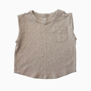 Cami style débardeur crème en pima coton sable 5Y