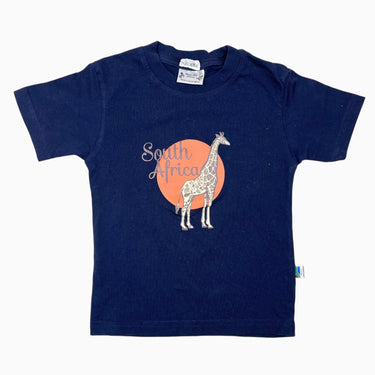 T-shirt marine de voyage 'South Africa' en coton 5-6Y