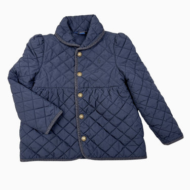 Manteau marine mi-saison matelassé 6Y