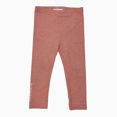 Legging rose corail en coton chiné 2Y