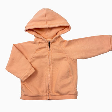 Veste à capuchon pêche en coton french terry 2Y