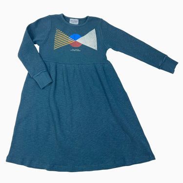 Robe verte côtelé 4-5Y
