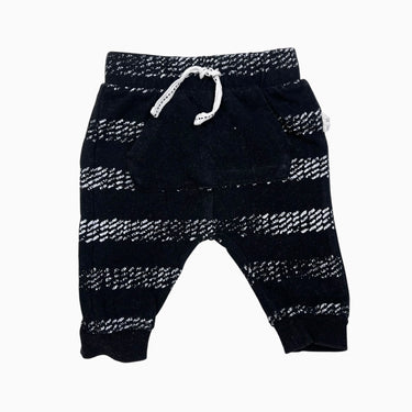 Pantalon noir en coton à imprimé blanc 3M