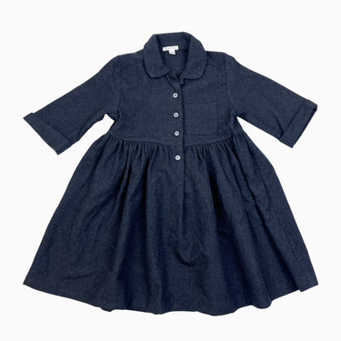 Robe charcoal presque noire en laine fait aux É-U 7Y