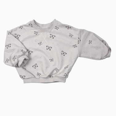 Pull beige papillon 9M