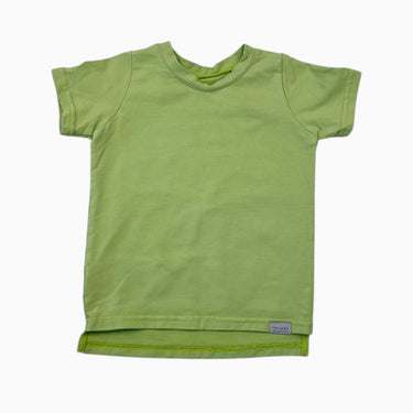 T-shirt vert pomme en coton et spandex 0-12M