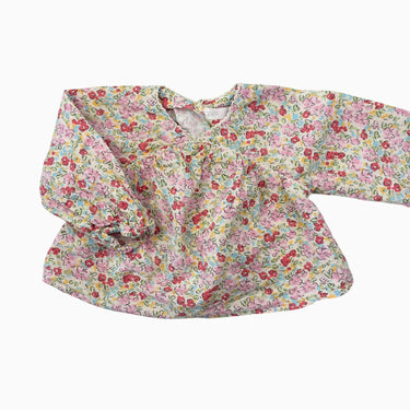 Blouse en mousseline de coton à imprimé floral coloré 9-12M