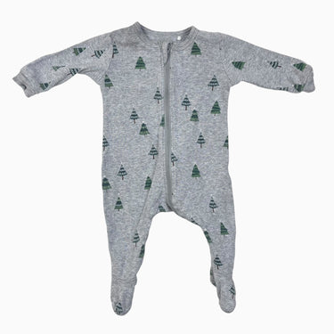 Pyjama gris a imprimé sapin 3m