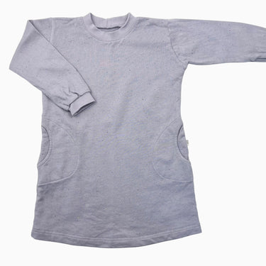 Robe lilas confétti en coton bio, bambou extensible 3-5Y