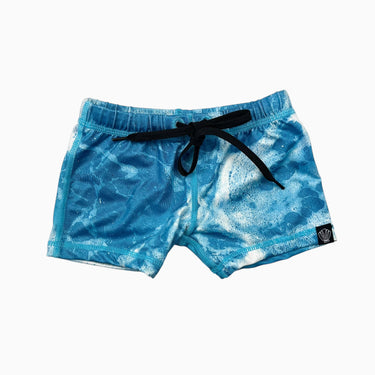 Maillot short en nylon extensible à imprimé piscine 2-3Y