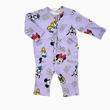 Combi lilas 'Mickey' 9-12M