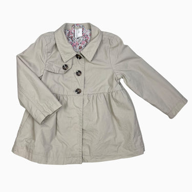 Manteau style trench en coton 1.5-2Y