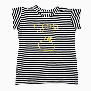 T-shirt en rayonne de bambou extensible 'Petiteee Poule' 6-7Y