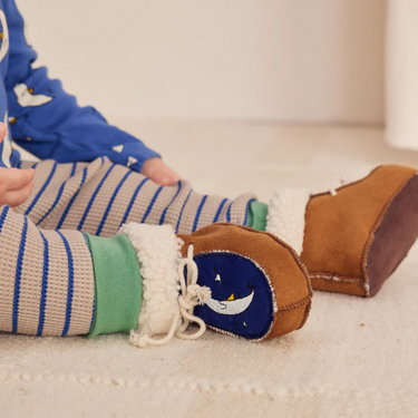 Chaussons en laine - Beneath the moon 12cm - 12M