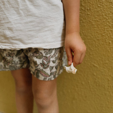 Short coton 'feuillage' 6-7Y