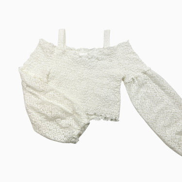 Blouse blanche dentelle 9-10Y