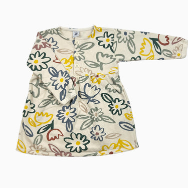 Robe vanille fleurie 24M