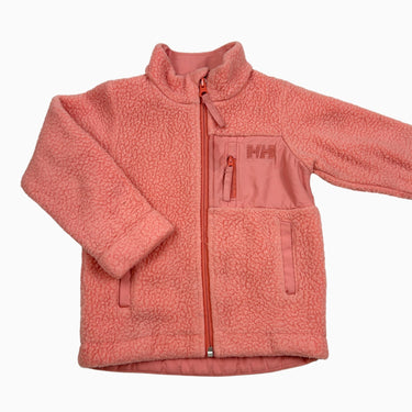 Veste rose en sherpa 86cm 1Y fit 18M