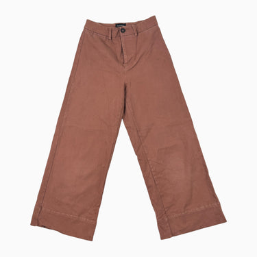 Pantalon terracotta en coton et spandex pour femmes 0US