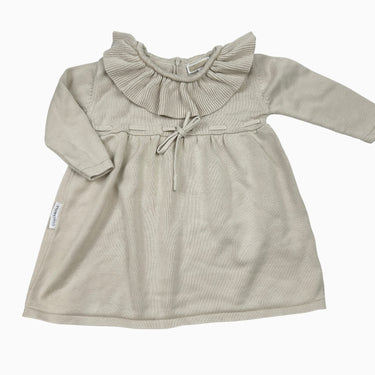 Robe vanille en tricot bambou et coton 2Y