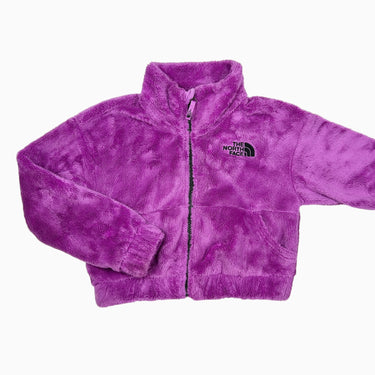 Veste courte violette en peluche 6Y
