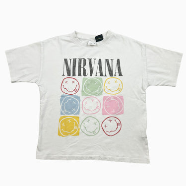 T-shirt blanc 'Nirvana' 8-9Y