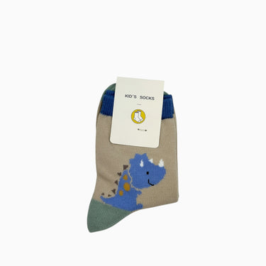 Chausettes beige 'dinosaure' 8-10Y