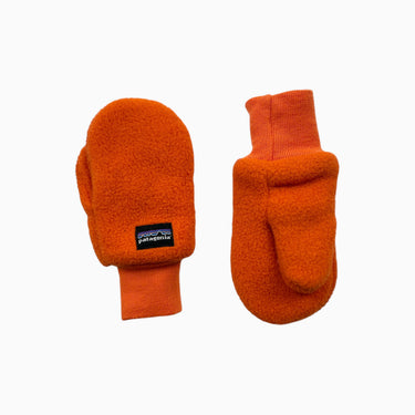 Mitaines orange en polar 0-6M