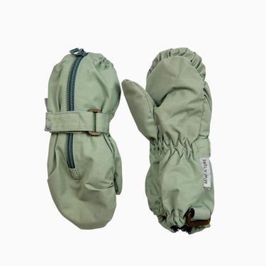 Mitaines sauge doublées en polar 6-12M