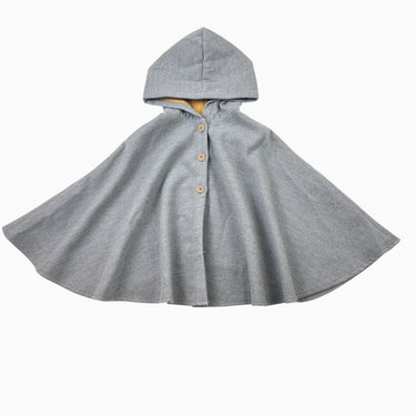 Manteau cape grise 6Y