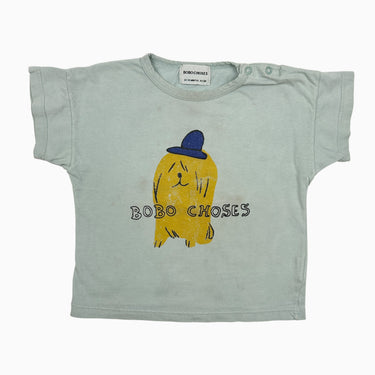 T-shirt bleu 'chien' 24-36M
