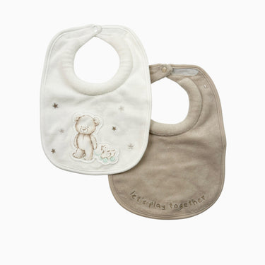 Duo de bavoirs 'ourson'