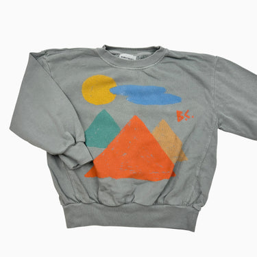 Pull gris montagnes 6-7Y