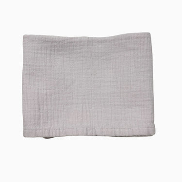 Couverture grise en mousseline 65x65cm