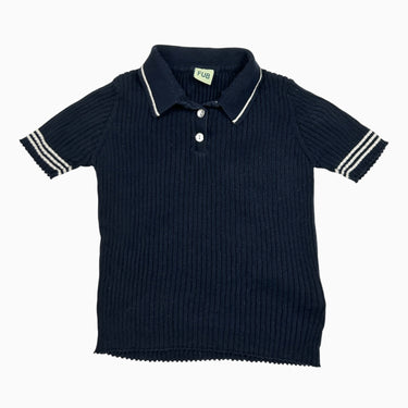 Polo marine côtelé 2Y
