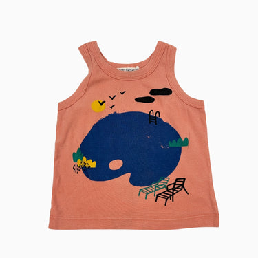 Camisole saumon 'piscine' 24M