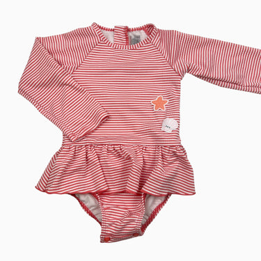 Maillot rayé rouge 2-3Y