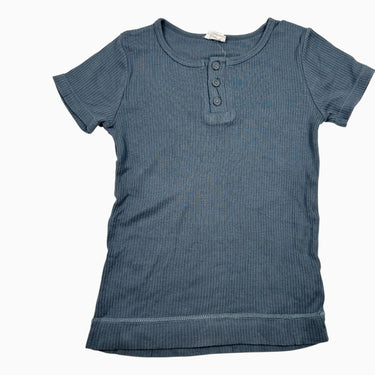 T-shirt anthracite côtelé 7Y