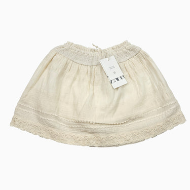 Jupe vanille à dentelle avec short intégré 7Y