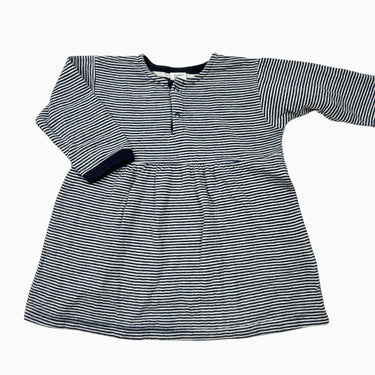 Robe à rayures marine 12M